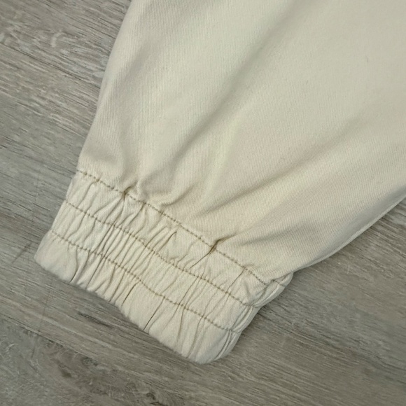 SPANX Women’s Cream Ankle Zip Pull on Twill Joggers Size XL - Picture 5 of 8